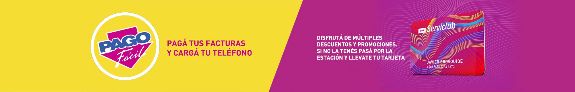 pago facil y serviclub siempre al alcance de todos